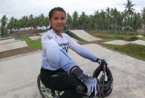 Dramatis! Amellya Nur Sifa Jatuh Sebelum Meraih Emas BMX Asian Games, Ini Penjelasan Dokter Tim Balap Sepeda