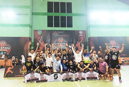 Tim Bola Basket Pelajar Borong Lima Piala