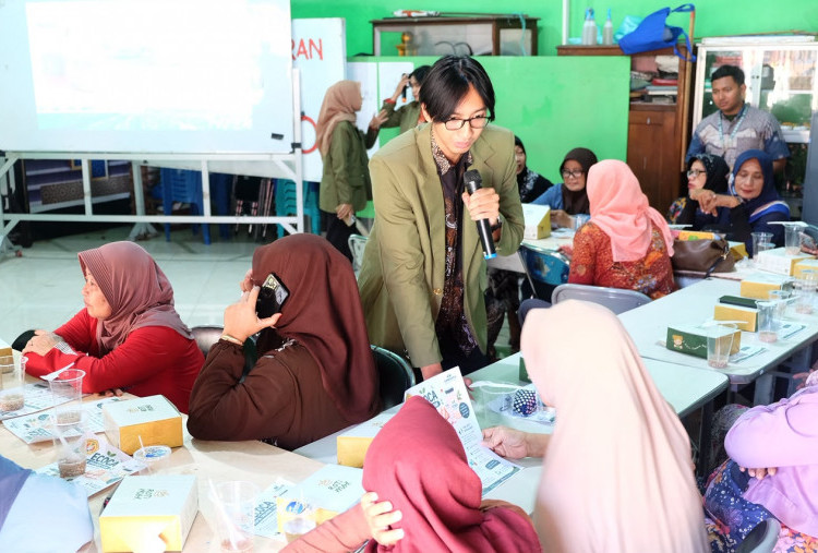 Sulap Cangkang Telur Jadi Pupuk, Ecoca Jadi Inovasi Mahasiswa KKN UPNVJT
