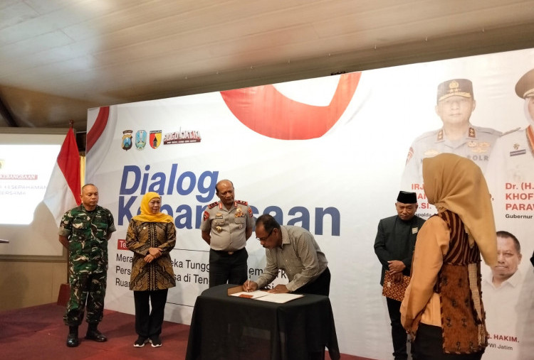 Polda Jatim dan Ormas Deklarasi Keamanan, Pastikan Jatim Bebas dari Isu Kerusuhan