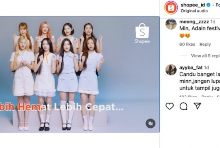 Visual Cantik Hearts2Hearts Ramaikan Iklan Shopee 9.9 Super Shopping Day, Bikin Aurel hingga Raffi Ahmad Antusias!