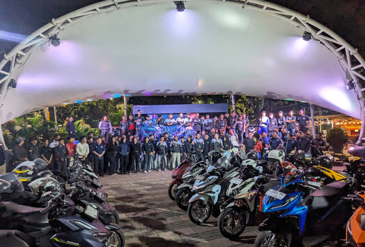 Ratusan Bikers Meriahkan Night Ride Honda Vario Street Nation, Vario Street 125 Mencuri Sorotan