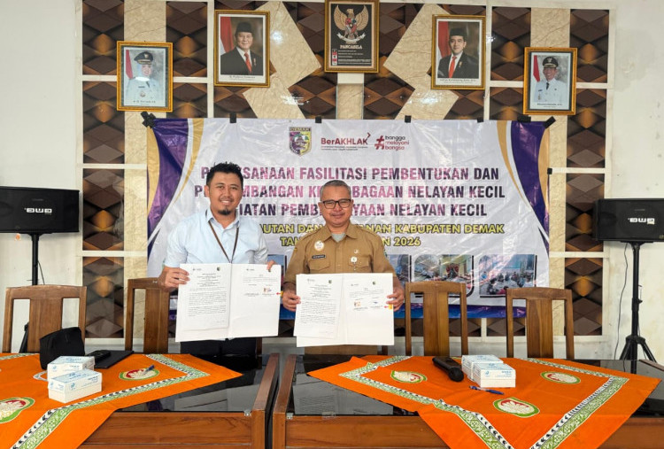 Dukung Nelayan Lebih Aman Melaut, Askrindo Gandeng DKP Kabupaten Demak