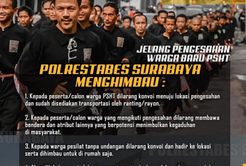 Ketua PSHT Surabaya Larang Warga Datangi Lokasi Pengesahan