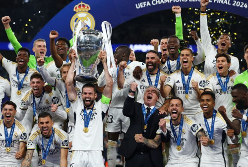 Hala Madrid! Real Madrid Juara Liga Champions Setelah Hajar Borussia Dortmund 2-0, Raih Trofi ke-15