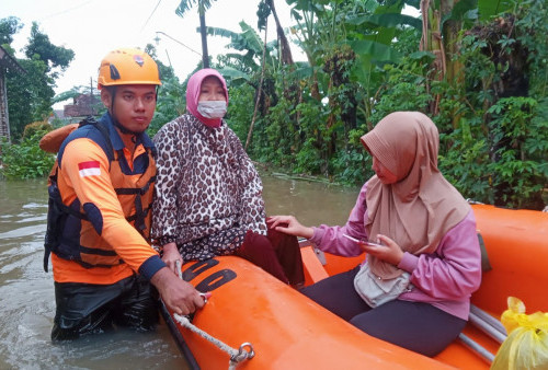 Banjir Masih Menggenangi Jepara, 442 Orang Menungsi 