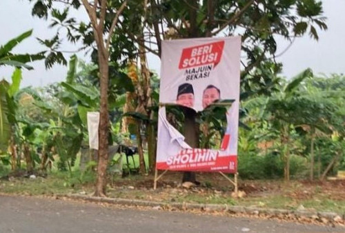 APK Salah Satu Paslon Cawakot Bekasi Dirusak, Bawaslu: Jaga Kondusifitas