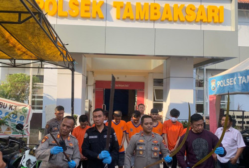 Anggota Gangster Guguk dan Zururan Surabaya Beli Sajam di Toko Online