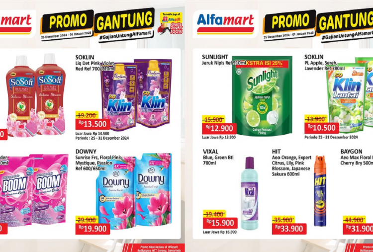 Katalog Promo JSM Alfamart 27-29 Desember 2024 Spesial Liburan Akhir Tahun, Detergen BOOM Cuma Rp8 Ribu