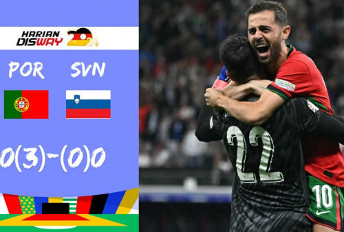 Portugal vs Slovenia 0-0 (3-0): Selecao das Quinas Lolos dari Lubang Jarum, Diogo Costa Jadi Pahlawan
