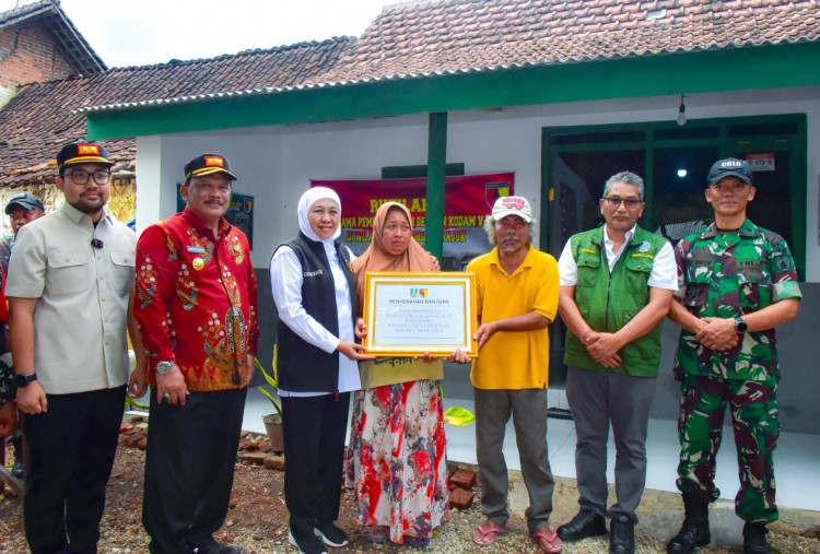 Program Rutilahu Pemprov Jatim-Kodam V Sukses, 158 Rumah di Nganjuk Kini Layak Huni