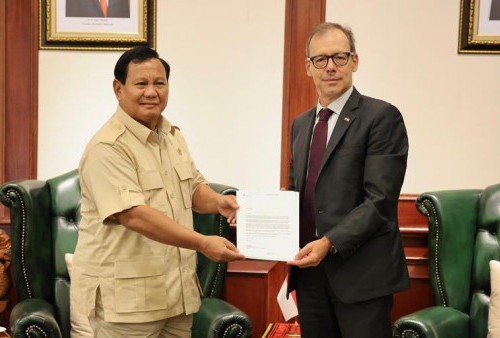 Prabowo Terima Ucapan Selamat dari Presiden Konfederasi Swiss