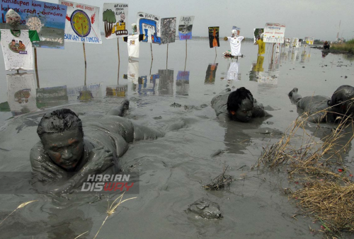 16 Tahun Semburan Lumpur Panas Sidoarjo Belum Berhenti