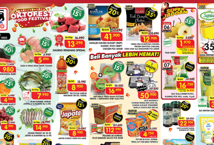 Promo Superindo Minggu Ini Terbaru 6-9 Oktober 2025, Sania Minyak Goreng Mulai Rp35 Ribuan