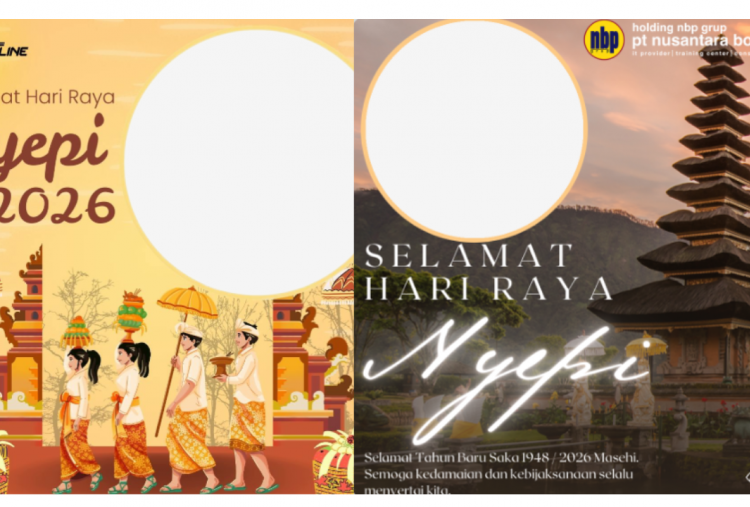 50 Twibbon Hari Nyepi 2026 Gratis Desain Terbaru, Lengkap Ucapan untuk Dikirim ke Keluarga