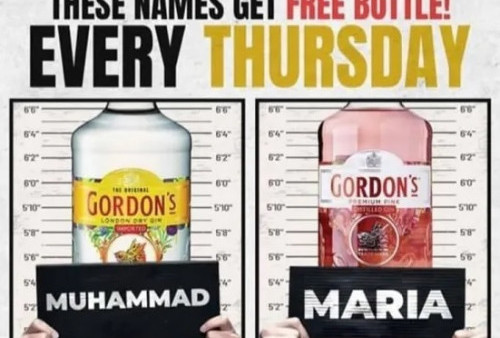 Hollywings Jadikan Nama Muhammad dan Maria untuk Promosi Minuman Keras