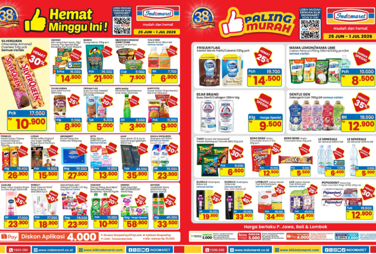 Katalog Promo JSM Indomaret Terbaru 26-28 Juni 2026, Diskon Molto Pewangi Pakaian Cuma Rp10 Ribun