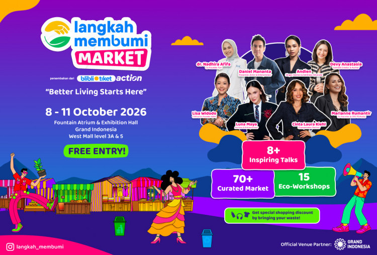 Langkah Membumi Market 2026 Hadir di Grand Indonesia 8-11 Oktober 2026, Bawa Tema 'Better Living Starts Here'