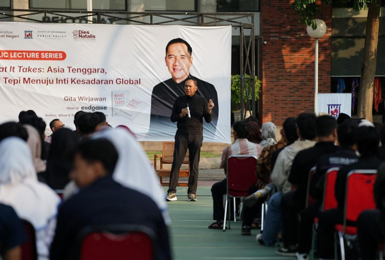 Gita Wirjawan Sampaikan Kuliah Umum di UHN Tegal: Kepemimpinan Mendatang Harus Ditata Ulang