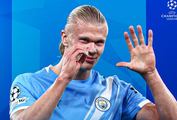 Erling Haaland Cetak Rekor Baru: Lampaui Ruud van Nistelrooy, Dekati 60 Gol Lionel Messi di Liga Champions