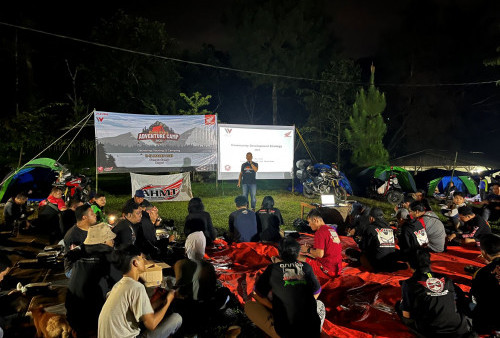 Silahturahmi Jelang Ramadhan, Komunitas Motor Honda Gelar Adventure Camp