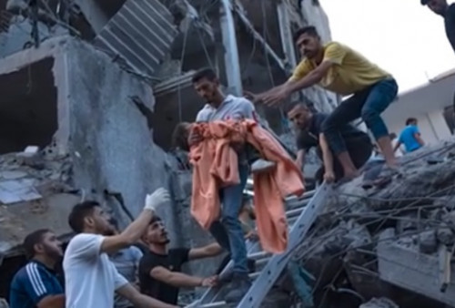 Serangan Israel Tewaskan 700 Orang dalam Semalam di Jalur Gaza