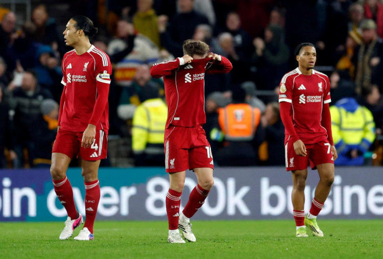 Wolves vs Liverpool 2-1, Kecolongan di Menit 90+4, The Reds Tumbang Lawan Juru Kunci