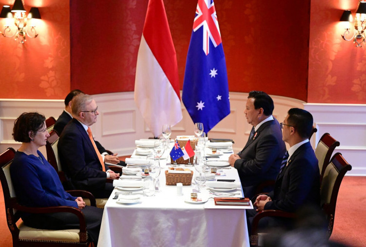 Momen Prabowo Sarapan Pagi Bersama PM Australia Anthony Albanese di Peru