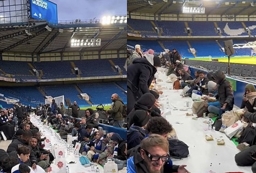 Adzan Pertama Berkumandang di Stadion Stamford Bridge, Ini Momen Klub Chelsea Menggelar Buka Puasa