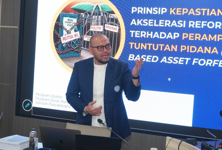 Sidang Doktor Unair, Hardjuno Usulkan Rezim Perampasan Aset