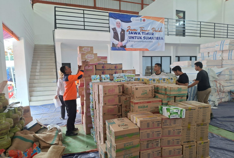 26 Ton Bantuan Pemprov Jatim Untuk Bencana Sumatra-Aceh Mulai Dikirim Besok 