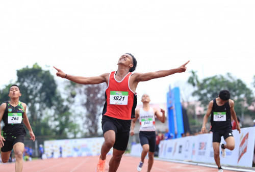 Konsisten Juara, Deka Pratama Menangkan 100 Meter Putra SAC Indonesia 2023-Sumatera Qualifiers