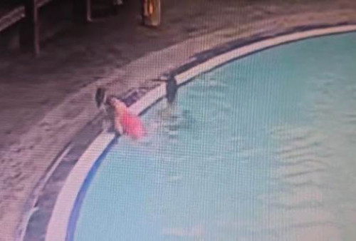 Rekaman CCTV Anak Tamara Tyasmara di Kolam Renang: Hampir 1 Menit Dibenamkan ke Air