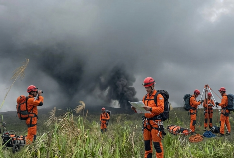 Posisi Dua WNA Terdeteksi di Dekat Kawah Gunung Dukono, Evakuasi Masih Pertimbangkan Keselamatan Petugas