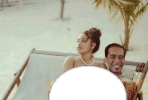 Beredar Foto Diduga Sosok Mirip Jokowi Sedang Memangku Wanita Cantik? CEK FAKTANYA      