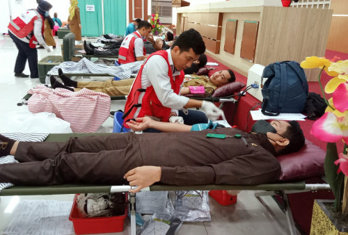 Peringati HUT ke-340, Pemkot Bandarlampung Gelar Donor Darah Massal