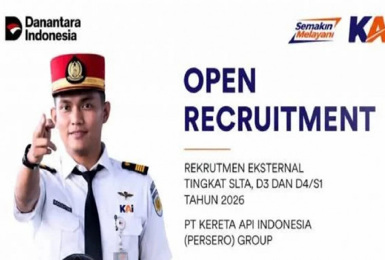 Besok TERAKHIR! Lowongan Kerja KAI September 2026 Dibuka, Cek Formasi dan Syarat Lengkapnya