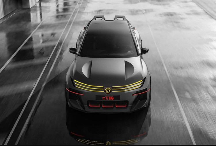 Peugeot E-T16, Konsep Mobil Listrik Hyperhatch 609 kW yang Terinspirasi Legenda Reli 205 T16