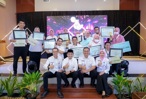Kemeriahan Awarding Kompetisi Inovasi Pelayanan Publik (Kolabik) Kota Pasuruan 2022