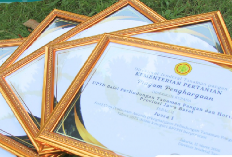 BPTPH Jawa Barat Boyong Semua Penghargaan Tingkat Nasional