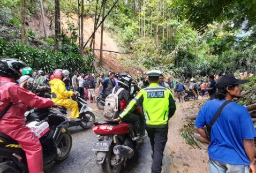 Akses Jalan Penghubung Sukabumi - Palabuhanratu yang Lumpuh Total Sudah Bisa Dilalui Kembali