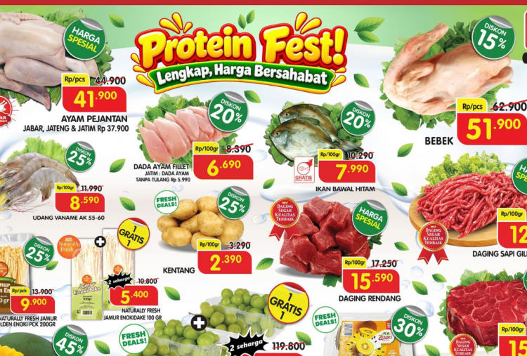 Katalog Promo Superindo Akhir Pekan Hari Ini 11 Oktober 2026, Dada Ayam Fillet Mulai Rp6 Ribuan