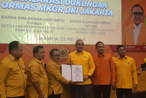 Resmi, Ormas MKGR Deklarasi Dukung Zaki Iskandar Maju Pilkada Jakarta 2024