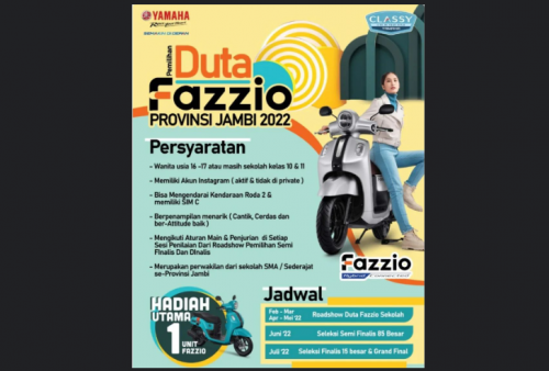 Berikut Nama yang Lolos jadi Wakil Sekolah untuk Duta Fazzio 2022. Siap-siap ke Tingkat Kota/Kabupaten!