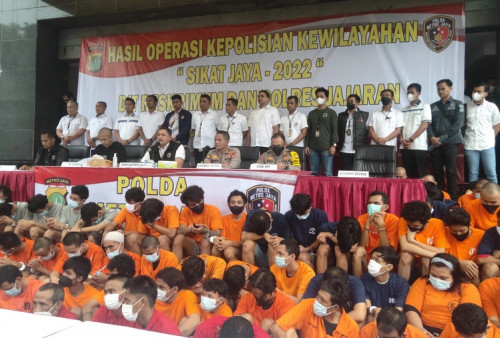 168 Orang Terjaring Operasi Sikat Jaya 2022, Kasus Pencurian Sampai Pemerasan dan Premanisme 