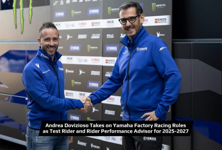 Resmi! Peran Ganda Dovizioso di Yamaha: Test Rider dan Konsultan Performa hingga 2027