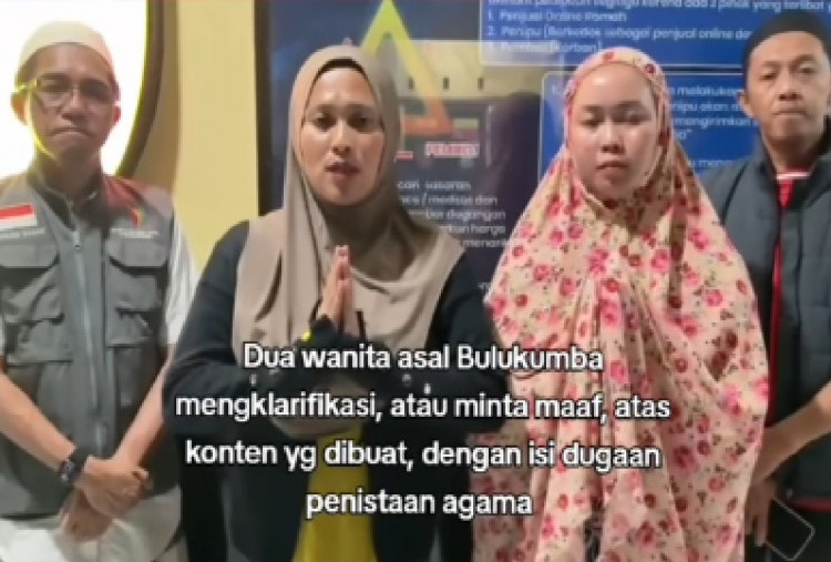 Dua Wanita di Bulukumba Menista Al-Quran Berujung Minta Maaf, Alasannya: Kepentingan Konten!