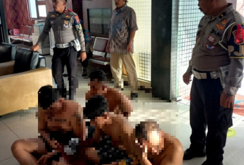 Akhirnya Terciduk, 4 Komplotan Pencuri di Rest Area Ditangkap di KM 57 Tol Japek