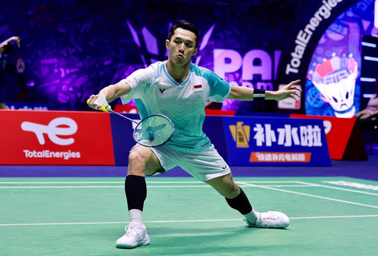 Jonatan Christie ke 32 Besar, Ginting Gagal Balas Dendam atas Popov di Paris