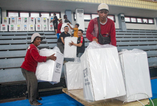 Siap Gelar Pemilu, Distribusi Logistik di Jawa Timur Sudah 100 Persen